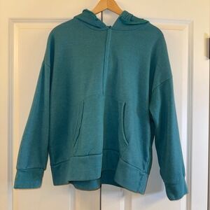 FP Movement Women's M‎ Teal Hoodie Sweatshirt Pullover Casual Cozy Athleisure